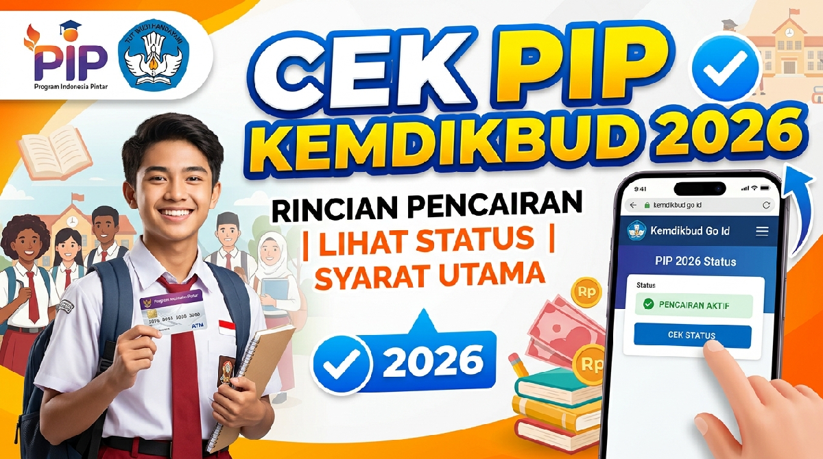 Cari tahu status penerima dan cara cek PIP Kemdikbud 2026 dari HP. Dapatkan rincian tabel pencairan jenjang SD hingga SMA beserta tips aktivasi buku tabungan.