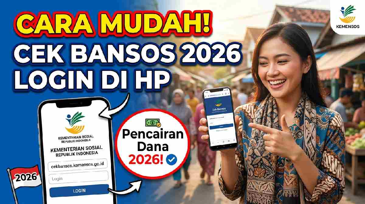 Ikuti langkah mudah cek bansos kemensos go id untuk memastikan dana bantuan 2026 masuk rekening. Pantau status pencairanmu tanpa antre di balai desa.